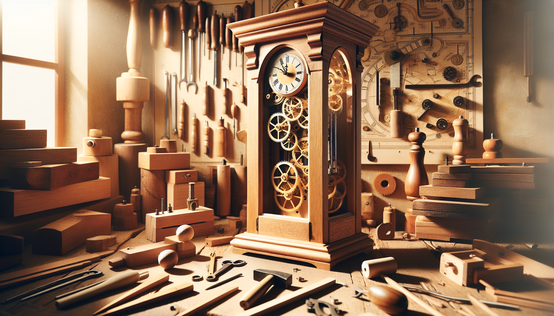 Exploring the Craft of Wooden Clock Making: A Journey into Timekeeping Artistry